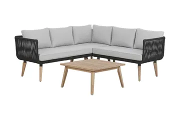 Alcamo Loungegrupp Utomhus - Grå - Utemöbler & utemiljö - Loungemöbler - Loungeset & loungegrupp