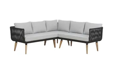 Alcamo Loungegrupp Utomhus - Grå - Utemöbler & utemiljö - Loungemöbler - Loungeset & loungegrupp