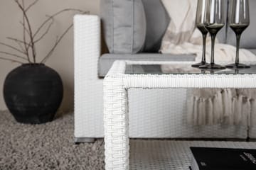 Amazon Loungesoffa Utomhus - Grå/Vit - Utemöbler & utemiljö - Loungemöbler - Loungeset & loungegrupp