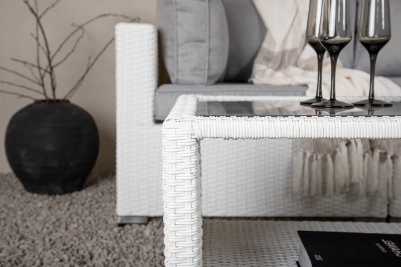 Amazon Loungesoffa Utomhus - Grå/Vit - Utemöbler & utemiljö - Loungemöbler - Loungeset & loungegrupp