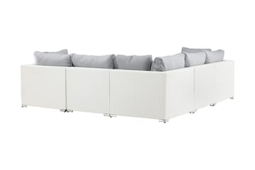 Amazon Loungesoffa Utomhus - Grå/Vit - Utemöbler & utemiljö - Loungemöbler - Loungeset & loungegrupp