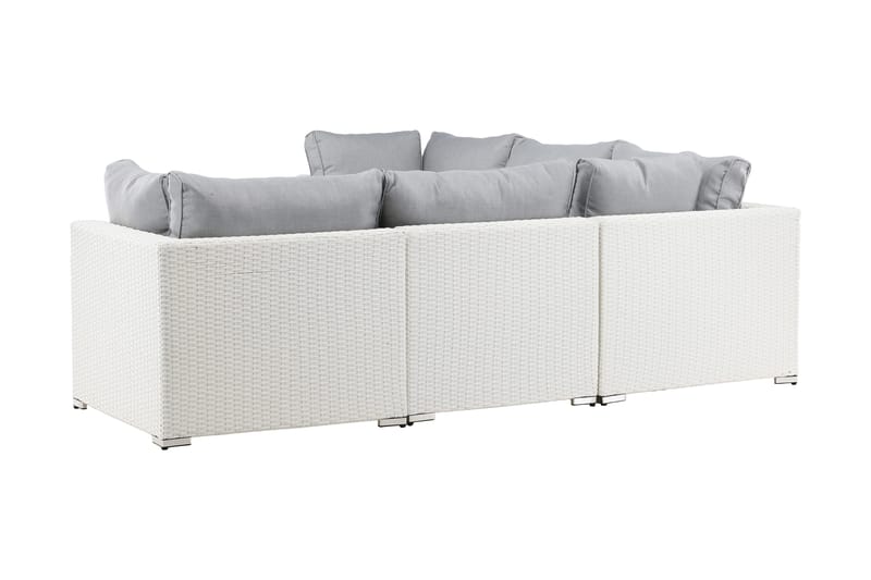 Amazon Loungesoffa Utomhus - Grå/Vit - Utemöbler & utemiljö - Loungemöbler - Loungeset & loungegrupp