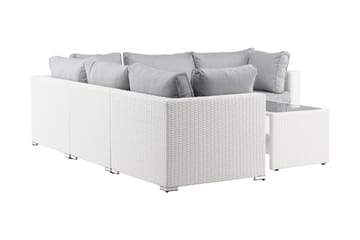 Amazon Loungesoffa Utomhus - Grå/Vit - Utemöbler & utemiljö - Loungemöbler - Loungeset & loungegrupp