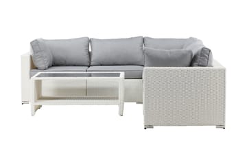 Amazon Loungesoffa Utomhus - Grå/Vit - Utemöbler & utemiljö - Loungemöbler - Loungeset & loungegrupp