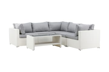 Amazon Loungesoffa Utomhus - Grå/Vit - Utemöbler & utemiljö - Loungemöbler - Loungeset & loungegrupp