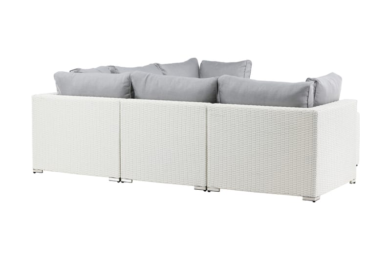 Amazon Loungesoffa Utomhus - Grå/Vit - Utemöbler & utemiljö - Loungemöbler - Loungeset & loungegrupp