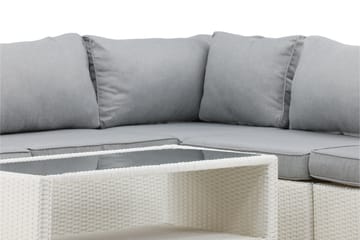 Amazon Loungesoffa Utomhus - Grå/Vit - Utemöbler & utemiljö - Loungemöbler - Loungeset & loungegrupp
