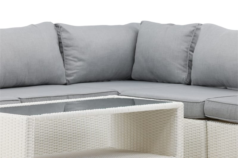 Amazon Loungesoffa Utomhus - Grå/Vit - Utemöbler & utemiljö - Loungemöbler - Loungeset & loungegrupp