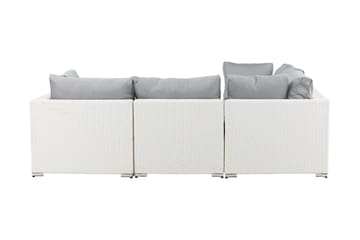 Amazon Loungesoffa Utomhus - Grå/Vit - Utemöbler & utemiljö - Loungemöbler - Loungeset & loungegrupp