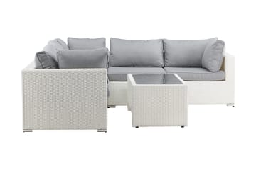 Amazon Loungesoffa Utomhus - Grå/Vit - Utemöbler & utemiljö - Loungemöbler - Loungeset & loungegrupp