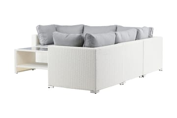Amazon Loungesoffa Utomhus - Grå/Vit - Utemöbler & utemiljö - Loungemöbler - Loungeset & loungegrupp