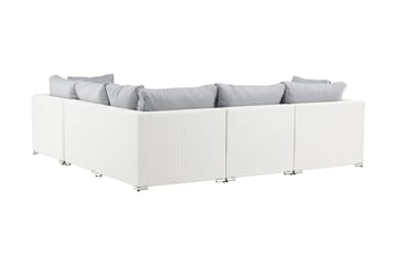 Amazon Loungesoffa Utomhus - Grå/Vit - Utemöbler & utemiljö - Loungemöbler - Loungeset & loungegrupp