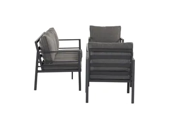 Ariany Soffgrupp - Svart / Gråa dynor - Utemöbler & utemiljö - Loungemöbler - Loungeset & loungegrupp