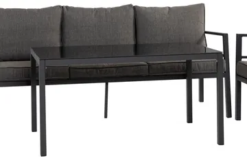 Ariany Soffgrupp - Svart / Gråa dynor - Utemöbler & utemiljö - Loungemöbler - Loungeset & loungegrupp