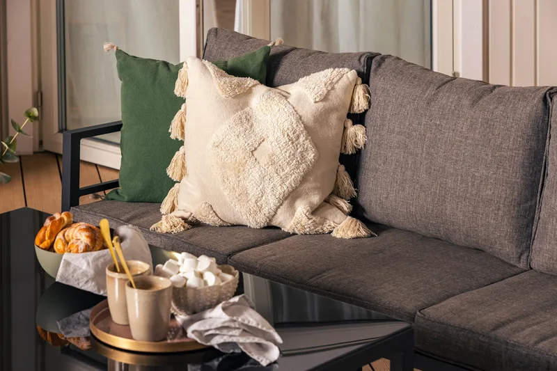 Ariany Soffgrupp - Svart / Gråa dynor - Utemöbler & utemiljö - Loungemöbler - Loungeset & loungegrupp