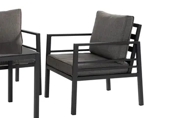 Ariany Soffgrupp - Svart / Gråa dynor - Utemöbler & utemiljö - Loungemöbler - Loungeset & loungegrupp