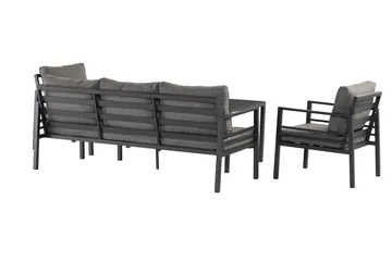 Ariany Soffgrupp - Svart / Gråa dynor - Utemöbler & utemiljö - Loungemöbler - Loungeset & loungegrupp