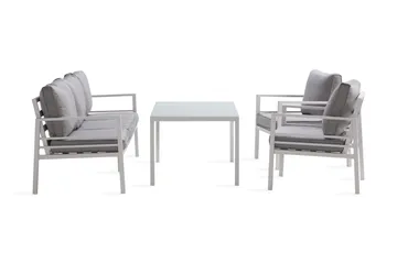 Ariany Soffgrupp - Vit / Gråa dynor - Utemöbler & utemiljö - Loungemöbler - Loungeset & loungegrupp