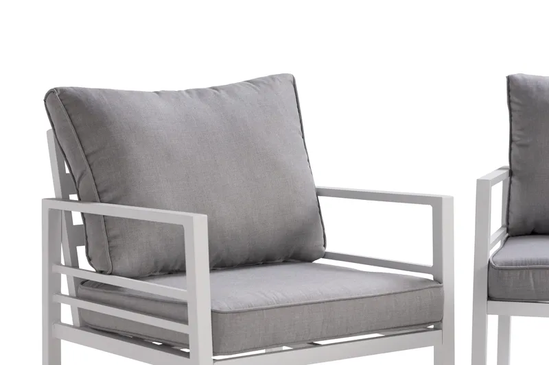 Ariany Soffgrupp - Vit / Gråa dynor - Utemöbler & utemiljö - Loungemöbler - Loungeset & loungegrupp