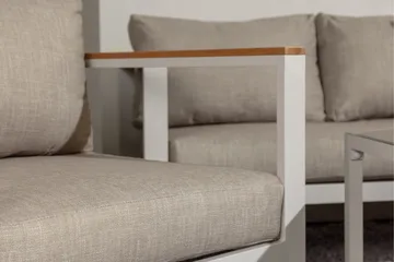 Aspvik Soffgrupp 5-sits - Grå / Beigea dynor - Utemöbler & utemiljö - Loungemöbler - Loungeset & loungegrupp