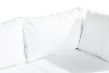 Bahamas Loungegrupp utomhus - Soffgrupp till trädgård 5-sits - Loungeset konstrotting utemöbler - Beige / Sand / Vit dyna - Utemöbler & utemiljö - Loungemöbler - Loungeset & loungegrupp