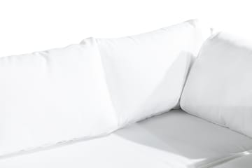 Bahamas Loungegrupp utomhus - Soffgrupp till uteplats 5-sits - Loungeset utemöbler - Sand / Brun / Vita dynor - Utemöbler & utemiljö - Loungemöbler - Loungeset & loungegrupp
