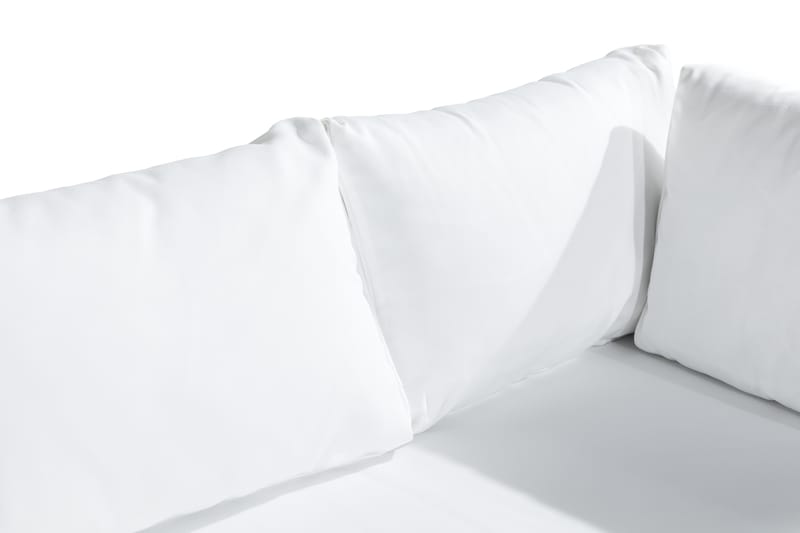 Bahamas Stor loungegrupp utomhus - Soffgrupp till uteplats 6-sits - Loungeset konstrotting utemöbler - Mörkbeige / Sand / Vita dynor - Utemöbler & utemiljö - Loungemöbler - Loungeset & loungegrupp