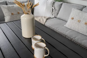 Bentwood Loungegrupp Utomhus 5-sits - Svart/Grå - Utemöbler & utemiljö - Loungemöbler - Loungeset & loungegrupp