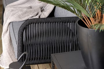 Berlin HörnLoungegrupp Utomhus Svart/Grå - Venture Home - Utemöbler & utemiljö - Loungemöbler - Loungeset & loungegrupp