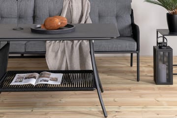 Berlin HörnLoungegrupp Utomhus Svart/Grå - Venture Home - Utemöbler & utemiljö - Loungemöbler - Loungeset & loungegrupp