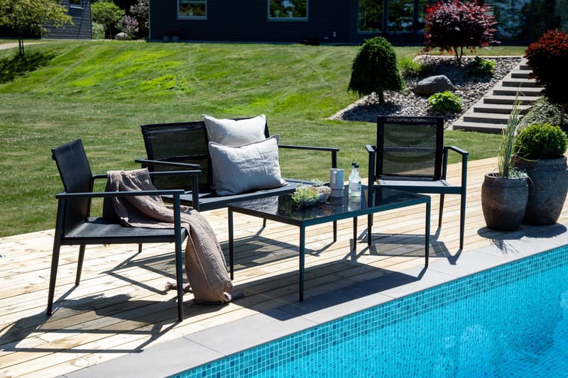 Break Loungegrupp Utomhus 4-sits - Svart - Utemöbler & utemiljö - Loungemöbler - Loungeset & loungegrupp