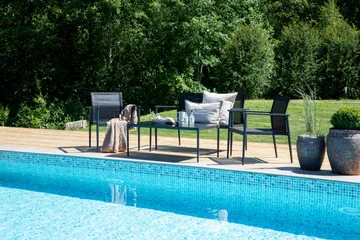 Break Loungegrupp Utomhus 4-sits - Svart - Utemöbler & utemiljö - Loungemöbler - Loungeset & loungegrupp