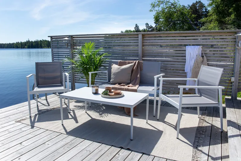 Break Loungegrupp Utomhus 4-sits - Vit - Utemöbler & utemiljö - Loungemöbler - Loungeset & loungegrupp