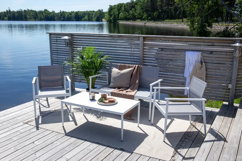 Break Loungegrupp Utomhus 4-sits - Vit - Utemöbler & utemiljö - Loungemöbler - Loungeset & loungegrupp