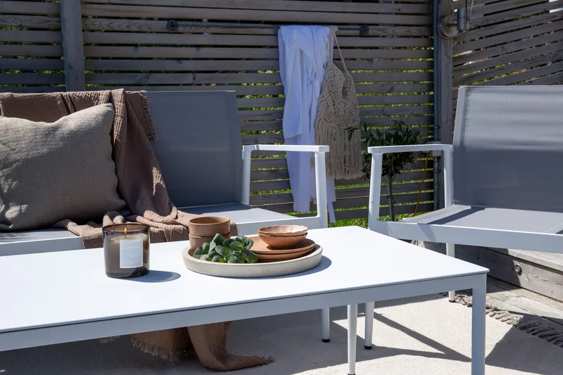 Break Loungegrupp Utomhus 4-sits - Vit - Utemöbler & utemiljö - Loungemöbler - Loungeset & loungegrupp