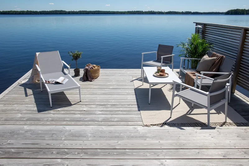 Break Loungegrupp Utomhus 4-sits - Vit - Utemöbler & utemiljö - Loungemöbler - Loungeset & loungegrupp