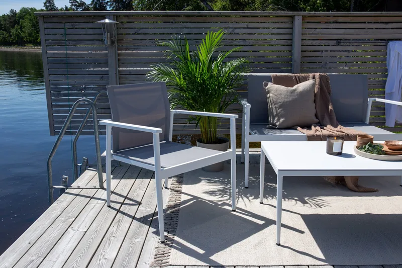 Break Loungegrupp Utomhus 4-sits - Vit - Utemöbler & utemiljö - Loungemöbler - Loungeset & loungegrupp