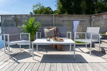 Break Loungegrupp Utomhus 4-sits - Vit - Utemöbler & utemiljö - Loungemöbler - Loungeset & loungegrupp