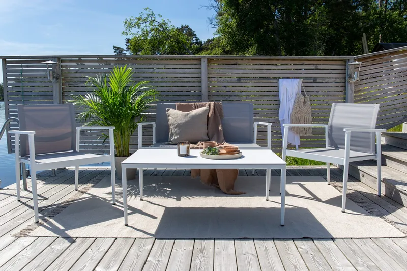 Break Loungegrupp Utomhus 4-sits - Vit - Utemöbler & utemiljö - Loungemöbler - Loungeset & loungegrupp