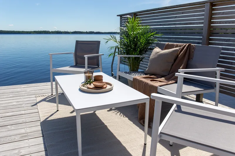 Break Loungegrupp Utomhus 4-sits - Vit - Utemöbler & utemiljö - Loungemöbler - Loungeset & loungegrupp