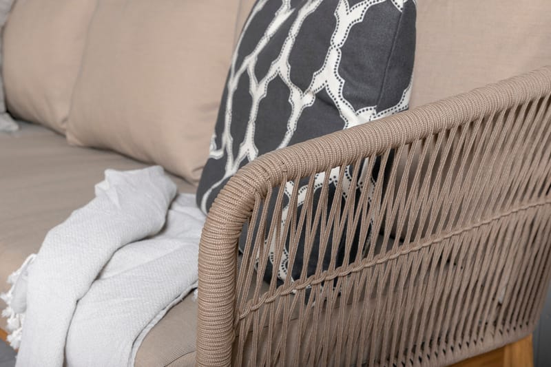 Chania HörnLoungegrupp Utomhus - Brun - Utemöbler & utemiljö - Loungemöbler - Loungeset & loungegrupp