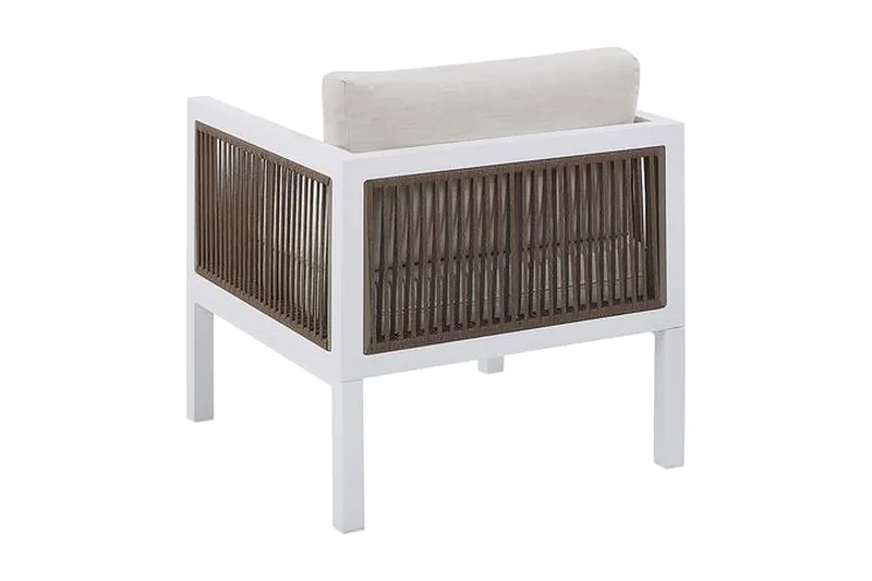 Columbero Loungegrupp Utomhus 5-sits - Vit/Brun - Utemöbler & utemiljö - Loungemöbler - Loungeset & loungegrupp