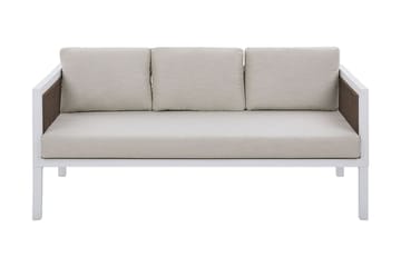 Columbero Loungegrupp Utomhus 5-sits - Vit/Brun - Utemöbler & utemiljö - Loungemöbler - Loungeset & loungegrupp