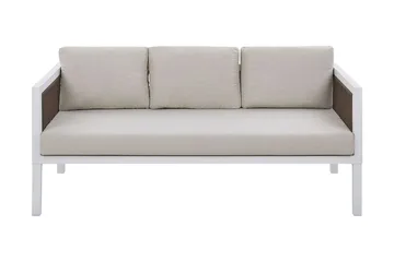 Columbero Loungegrupp Utomhus 5-sits - Vit/Brun - Utemöbler & utemiljö - Loungemöbler - Loungeset & loungegrupp