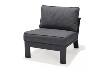 Fåtölj Palau med Fotpall - Grå - Utemöbler & utemiljö - Loungemöbler - Loungeset & loungegrupp