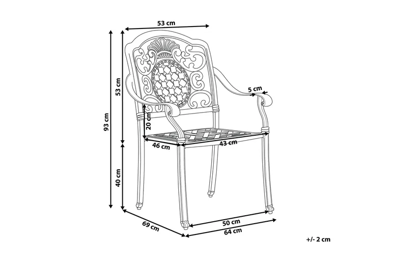 Festo Utestol 4-pack - Brun - Utemöbler & utemiljö - Balkong & altan - Balkongmöbler - Balkongstol