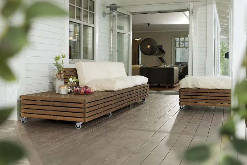 Hillerstorp Bara Vara Loungefåtölj m Divan 2-pack - Vit/Beige - Utemöbler & utemiljö - Loungemöbler - Loungeset & loungegrupp