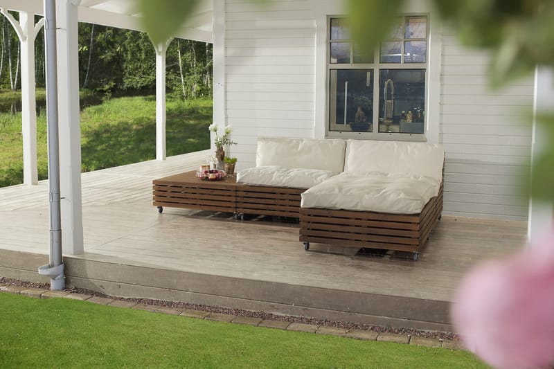 Hillerstorp Bara Vara Loungefåtölj m Divan 2-pack - Vit/Beige - Utemöbler & utemiljö - Loungemöbler - Loungeset & loungegrupp
