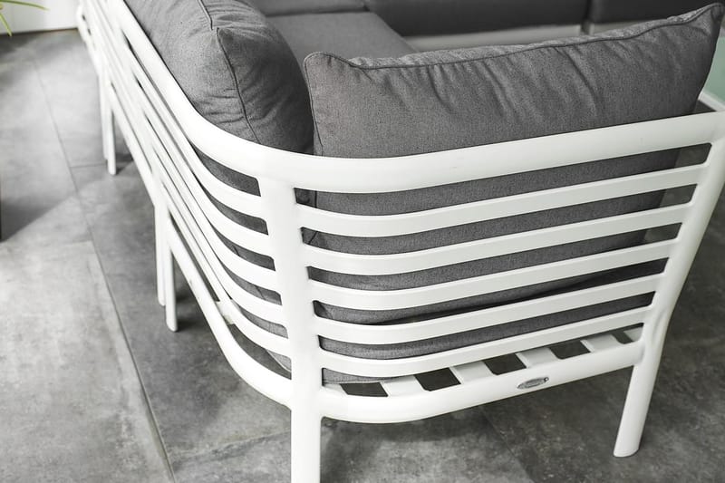 Hillerstorp Lidnäs Utesoffa utan dynor - Vit - Utemöbler & utemiljö - Loungemöbler - Loungeset & loungegrupp