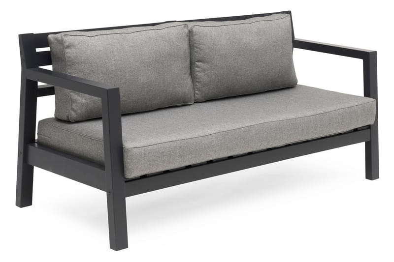 Hillerstorp Stoltö Loungegrupp Utomhus - Grå|Svart - Utemöbler & utemiljö - Loungemöbler - Loungeset & loungegrupp